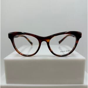 Alain Mikli Anastia A03140 004 Havana Brown Black Tortoise Womens 52-18-145